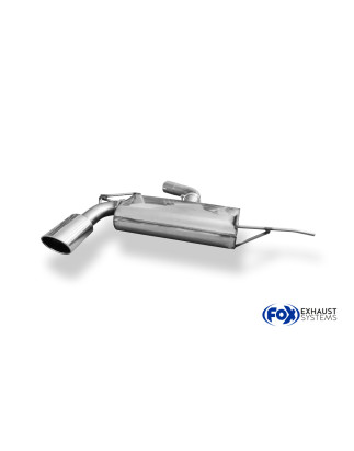 Seat Altea 5P Silenziatore posteriore on one side – 2x76 Tipo 17 (Cod. F-SE080047-409)