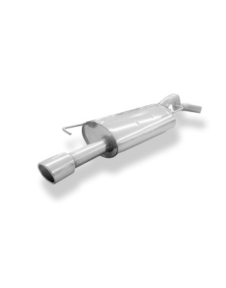 VW Golf IV Jubi-Stoßstange Silenziatore posteriore Ø63,5 – 1x90 tipo (Cod. F-VW053181-133)