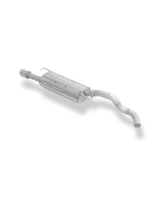 VW Golf IV Jubi-Stoßstange Silenziatore posteriore Ø63,5 – 1x90 tipo (Cod. F-VW053181-133)
