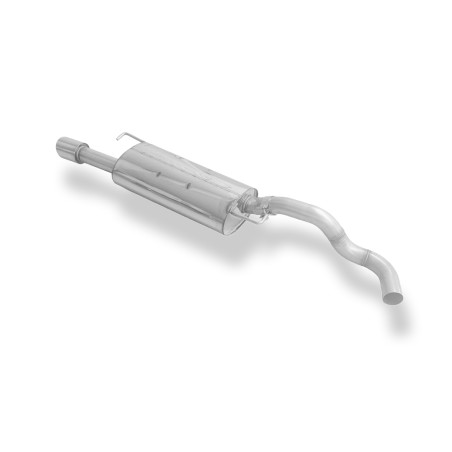 VW Golf IV Jubi-Stoßstange Silenziatore posteriore Ø63,5 – 1x90 tipo (Cod. F-VW053181-133)