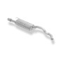 VW Golf IV Jubi-Stoßstange Silenziatore posteriore Ø63,5 – 1x90 tipo (Cod. F-VW053181-133)