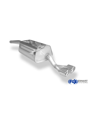 VW Caddy III Silenziatore posteriore on one side – 2x80 Tipo 17 (Cod. F-VW172051-150)