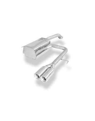 Nissan Micra K12 Silenziatore uscita posteriore center – 2x76 Tipo 13 (Cod. F-NI012041-068)