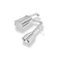 Nissan Micra K12 Silenziatore uscita posteriore center – 2x76 Tipo 13 (Cod. F-NI012041-068)
