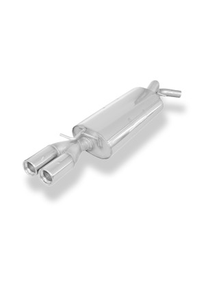 Audi A3 Tipo 8L Silenziatore posteriore Ø63,5mm – 2x76 Tipo 13 (Cod. F-AU050062-068)