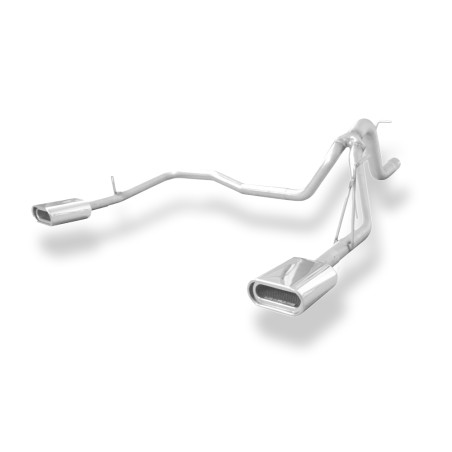 Jeep Cherokee KK silenziatore posteriore tubo system destra/sinistra – 160x80 Tipo (Cod. F-JE02300