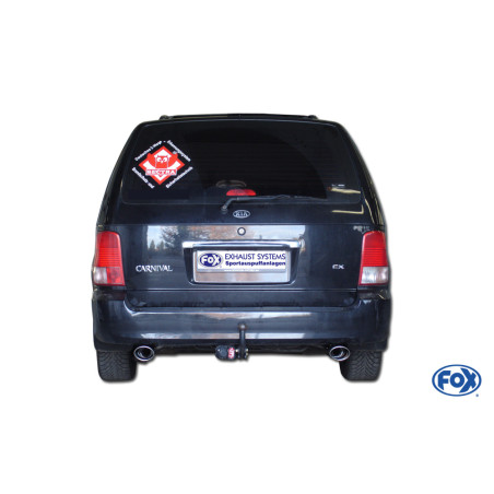 Kia Carnival II terminali di scarico destro sinistro destra/sinistra – 115x85 ty (Cod. F-KI111000-