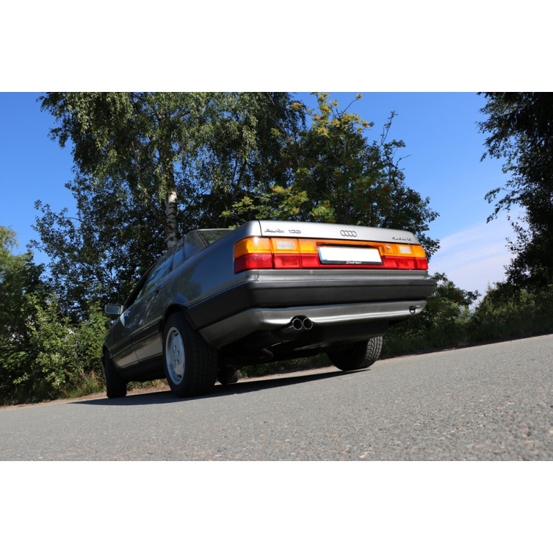 Audi 100 quattro Tipo C3 Silenziatore posteriore – 2x63 Tipo 10 (Cod. F-SW10010)