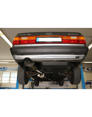 Audi 100 quattro Tipo C3 Silenziatore posteriore – 2x63 Tipo 10 (Cod. F-SW10010)