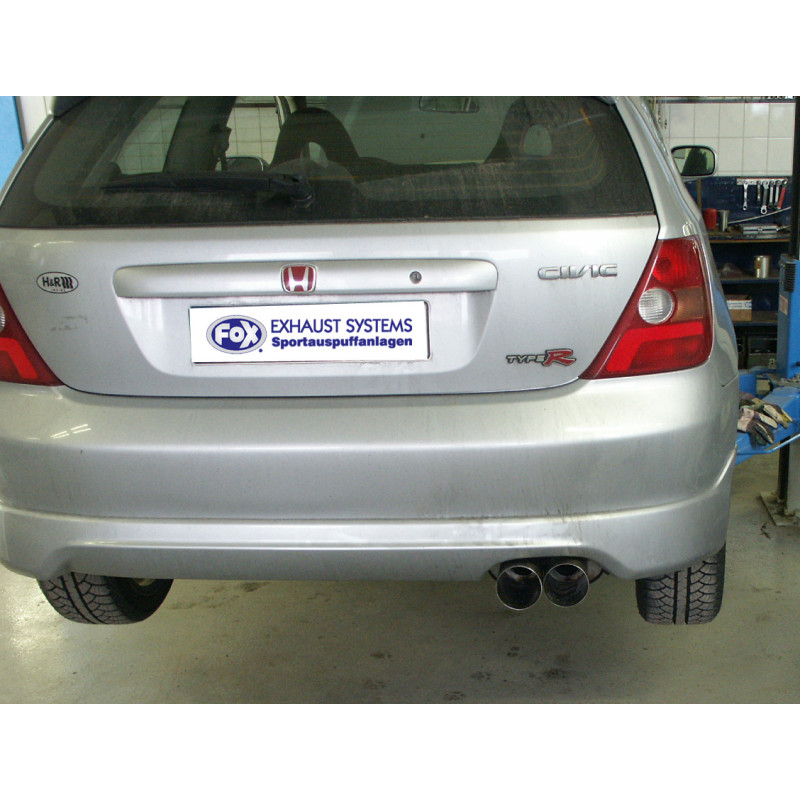 Honda Civic VII Tipo R – EP3 Silenziatore posteriore – 2x90 Tipo 10 (Cod. F-HO147022-012)