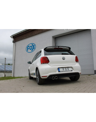 VW Polo 6R – WRC Silenziatore posteriore 63,5mm – 2x90 Tipo 16 (Cod. F-VW044061-654)