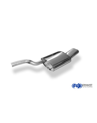 VW Passat 3C/ 3C CC Silenziatore posteriore Ø63,5mm – 160x80 Tipo 53 (Cod. F-VW024022-597)