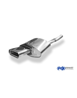 VW Passat 3C/ 3C CC Silenziatore posteriore Ø63,5mm – 160x80 Tipo 53 (Cod. F-VW024022-597)