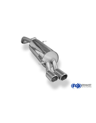 VW Polo 6R – GT e GTI Silenziatore posteriore 63,5mm – 2x90 Tipo 16 (Cod. F-VW044071-128)
