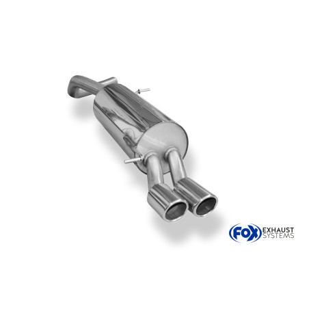 VW Polo 6R – GT e GTI Silenziatore posteriore 63,5mm – 2x90 Tipo 16 (Cod. F-VW044071-128)