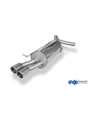 VW Polo 6R – GT e GTI Silenziatore posteriore 63,5mm – 2x90 Tipo 16 (Cod. F-VW044071-128)