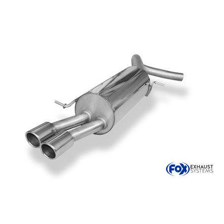 VW Polo 6R – GT e GTI Silenziatore posteriore 63,5mm – 2x90 Tipo 16 (Cod. F-VW044071-128)