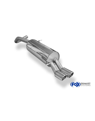 VW Polo 6R – GT e GTI Silenziatore posteriore 63,5mm – 2x90 Tipo 16 (Cod. F-VW044071-128)