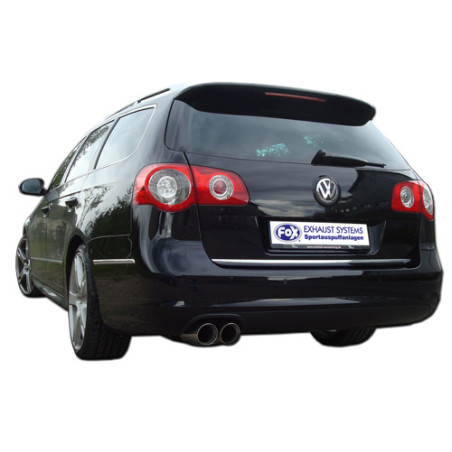 VW Passat 3C/ 3C CC Silenziatore posteriore Ø63,5mm – 2x90 Tipo 17 (Cod. F-VW024012-152)