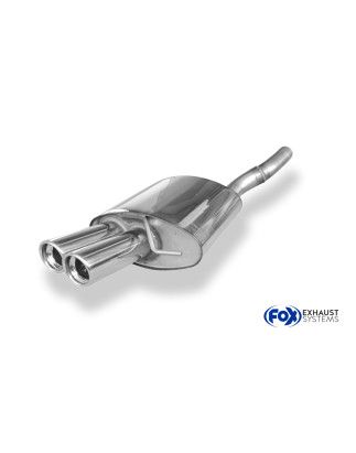 VW Passat 3C/ 3C CC Silenziatore posteriore Ø63,5mm – 2x90 Tipo 17 (Cod. F-VW024012-152)