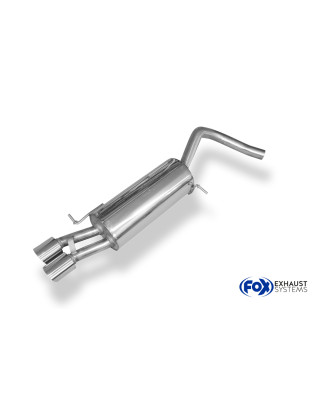 VW Polo 6R – GT e GTI Silenziatore posteriore 63,5mm – 2x90 Tipo 14 (Cod. F-VW044071-092)