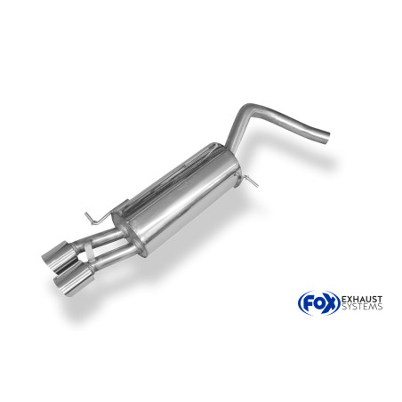 VW Polo 6R – GT e GTI Silenziatore posteriore 63,5mm – 2x90 Tipo 14 (Cod. F-VW044071-092)