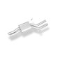 Audi A8/S8 Tipo D2 mid silencer (Cod. F-AU080000-MSD)