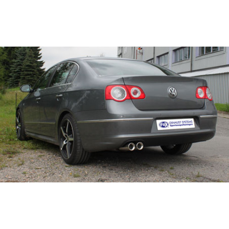 VW Passat 3C/ 3C CC – 4 Motion Silenziatore posteriore – 2x80 Tipo 13 (Cod. F-VW024062-070)