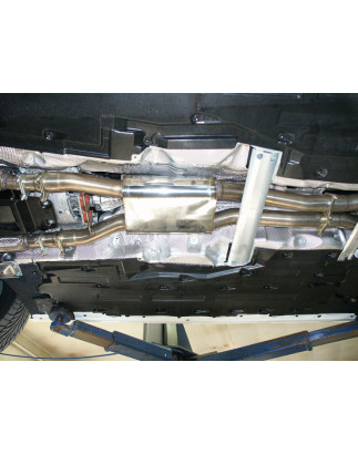Audi A8 Tipo 4E Silenziatore anteriore Ø70mm long ruota distance (Cod. F-AU081000-VSD)