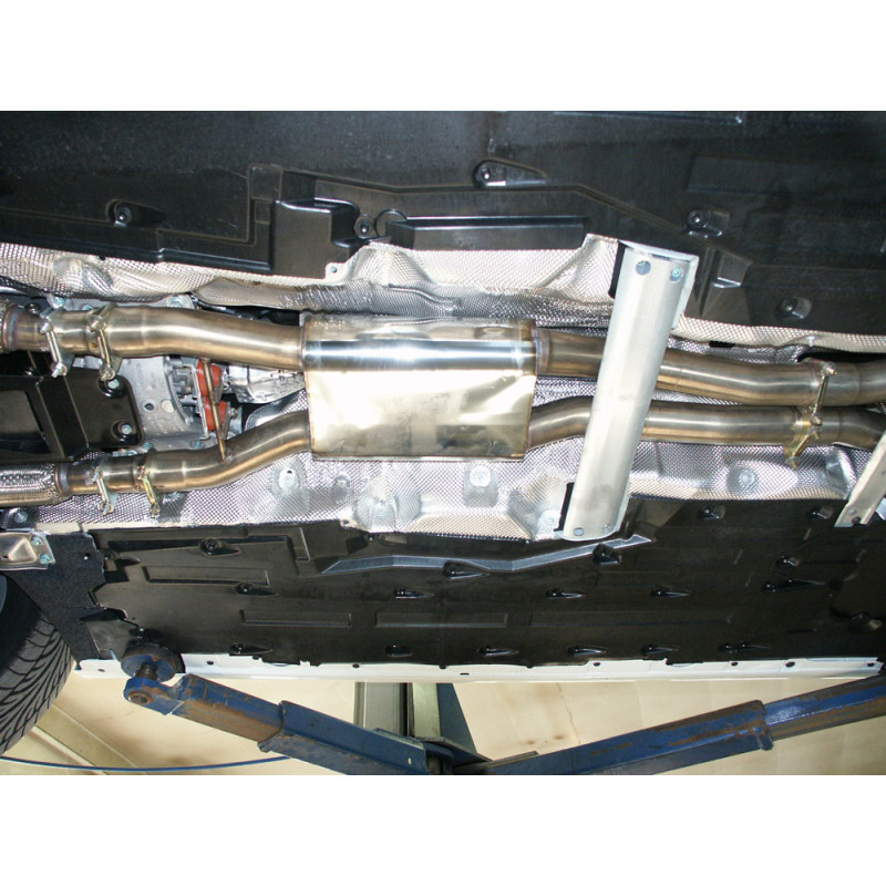 Audi A8 Tipo 4E Silenziatore anteriore Ø70mm long ruota distance (Cod. F-AU081000-VSD)