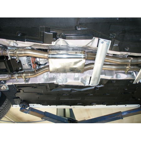 Audi A8 Tipo 4E Silenziatore anteriore Ø70mm long ruota distance (Cod. F-AU081000-VSD)
