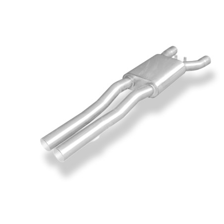 Audi A8 Tipo 4E Silenziatore anteriore Ø70mm long ruota distance (Cod. F-AU081000-VSD)