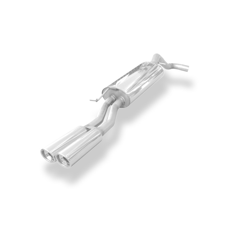 Skoda Octavia RS Tipo 1U Silenziatore posteriore Ø63,5mm – 2x80 Tipo 1 (Cod. F-SK060032-150)