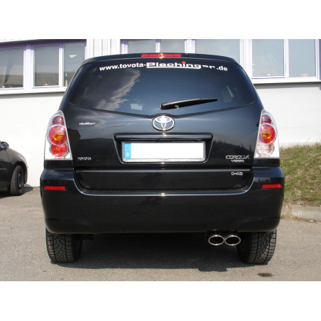 Toyota Corolla Verso diesel Silenziatore posteriore – 2x106x71 tipo (Cod. F-TO013002-346)