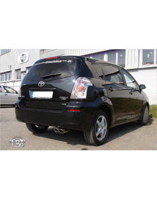 Toyota Corolla Verso diesel Silenziatore posteriore – 2x106x71 tipo (Cod. F-TO013002-346)