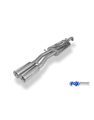 VW Jetta II 19E Silenziatore posteriore – 2x80 Tipo 13 (Cod. F-VW061002-070)