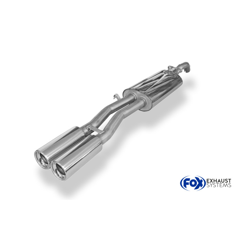 VW Jetta II 19E Silenziatore posteriore – 2x80 Tipo 13 (Cod. F-VW061002-070)