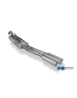 VW Jetta II 19E Silenziatore posteriore – 2x80 Tipo 13 (Cod. F-VW061002-070)