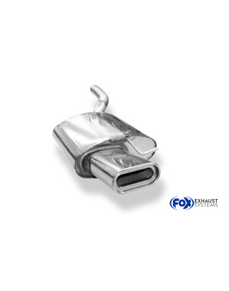 VW Passat 3C/ 3C CC Silenziatore posteriore Ø63,5mm – 160x80 Tipo 53 (Cod. F-VW024012-597)