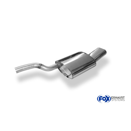 VW Passat 3C/ 3C CC Silenziatore posteriore Ø63,5mm – 160x80 Tipo 53 (Cod. F-VW024012-597)