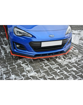 SPLITTER ANTERIORE V.4 Subaru BRZ Mk1 Facelift (Cod. M-SU-BRZ-1F-FD1G+FD1RRED)