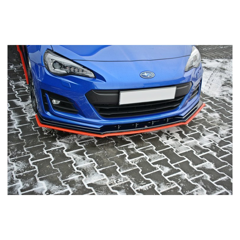 SPLITTER ANTERIORE V.4 Subaru BRZ Mk1 Facelift (Cod. M-SU-BRZ-1F-FD1G+FD1RRED)