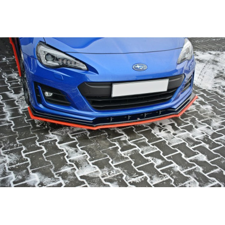 SPLITTER ANTERIORE V.4 Subaru BRZ Mk1 Facelift (Cod. M-SU-BRZ-1F-FD1G+FD1RRED)