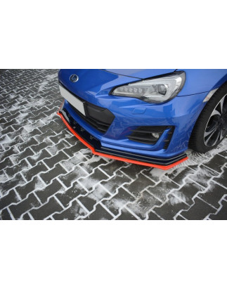 SPLITTER ANTERIORE V.4 Subaru BRZ Mk1 Facelift (Cod. M-SU-BRZ-1F-FD1G+FD1RRED)