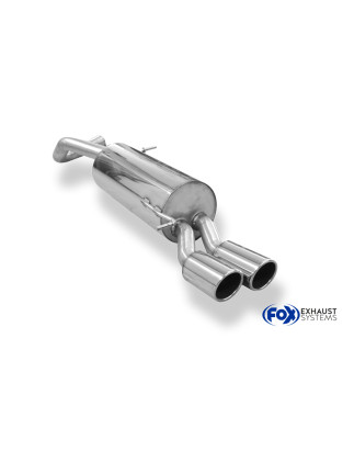 VW Polo 6R – GT e GTI Silenziatore posteriore 63,5mm – 2x90 Tipo 16 (Cod. F-VW044071-132)