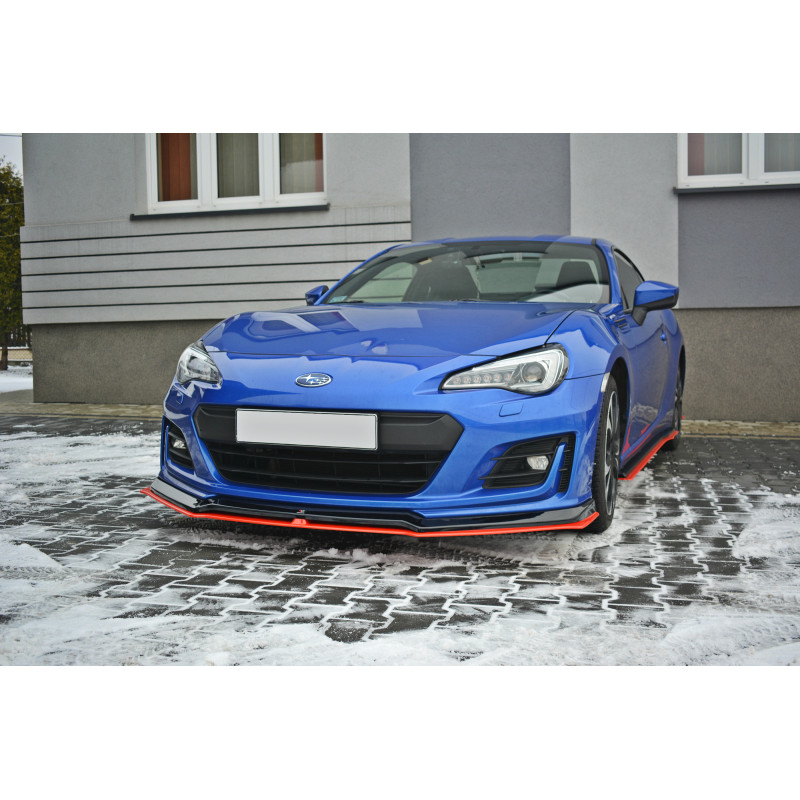 SPLITTER ANTERIORE V.5 Subaru BRZ Mk1 Facelift (Cod. M-SU-BRZ-1F-FD3RRED+FD3G)