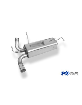 Peugeot 206 RC Silenziatore posteriore – 1x76 Tipo 10 (Cod. F-PE021087-007)