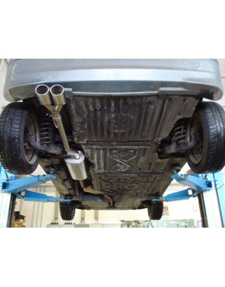 Mercedes A-Class W168 diesel Silenziatore posteriore – 2x88x74 Tipo 3 (Cod. F-MB020012-344)