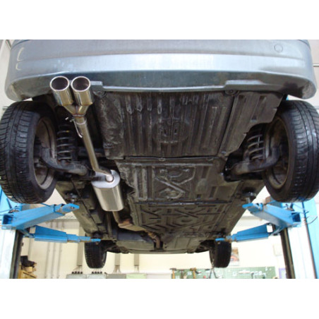 Mercedes A-Class W168 diesel Silenziatore posteriore – 2x88x74 Tipo 3 (Cod. F-MB020012-344)