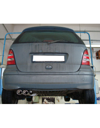 Mercedes A-Class W168 diesel Silenziatore posteriore – 2x88x74 Tipo 3 (Cod. F-MB020012-344)